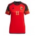 Günstige Belgien Yannick Carrasco #11 Heim Fussballtrikot Damen WM 2022 Kurzarm